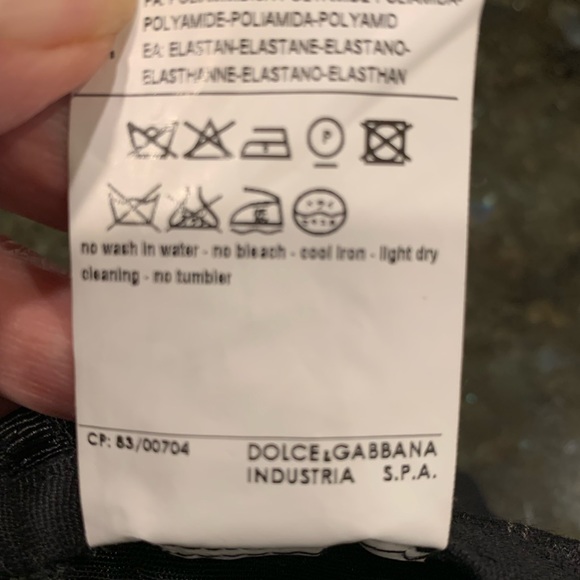 Dolce & Gabbana size 40 aka 4 strapless pinstripe dress built in bustier - Picture 7 of 16